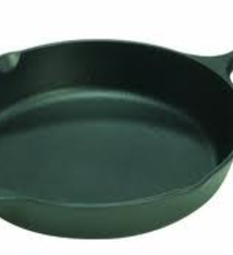 Lodge Logic Deep Skillet, Cast Iron, 12" x 3-1/4"