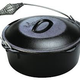 Lodge Dutch Oven w/Spiral Bail Handle, Cast Iron, 9 QT