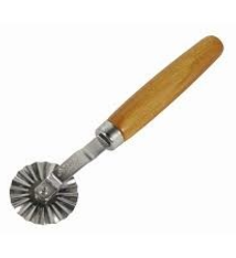 Ateco Pastry Wheel,  Fluted, 1-3/8", wood handle