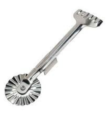 Ateco Pastry Wheel, Fluted, S/S Handle, 1-3/8"
