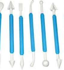 Ateco Sculpturing Tool Set, 9 Pcs (18 Shapes)