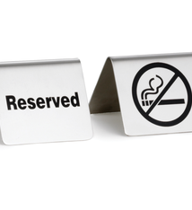 Tablecraft Table Tents "RESERVED" 2-1/2" x 2 X 2"