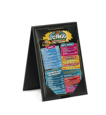 Tablecraft Two View Table Tent, 4" x 6"