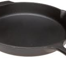 Lodge Lodge Skillet, Cast Iron, 13-1/4" Dia, 2-1/4" (2)