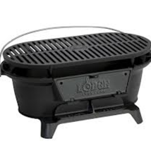 Lodge Grill, Sportsman's, Cast Iron, 17-1/4" x 9"