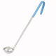 Winco Ladle, S/S, One-Piece, 1/2 oz, Teal Hdl