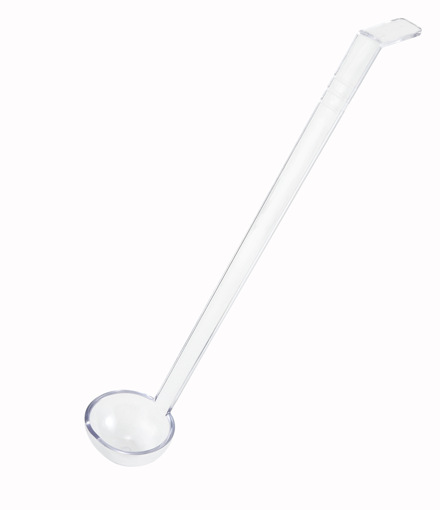 Winco Ladle, Plastic, 3/4 oz, Clear