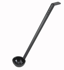 Winco Ladle, Plastic, 3/4 oz, Black