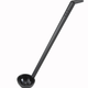 Winco Ladle, Plastic, 3/4 oz, Black