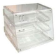 Thunder Group Pastry Display, Acrylic, 3 Trays, 21" x 17-1/4" x 16-1/2"