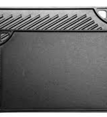 Lodge Griddle/Grill, Cast Iron, 16-3/4” x 9-1/2” Reversible (2)