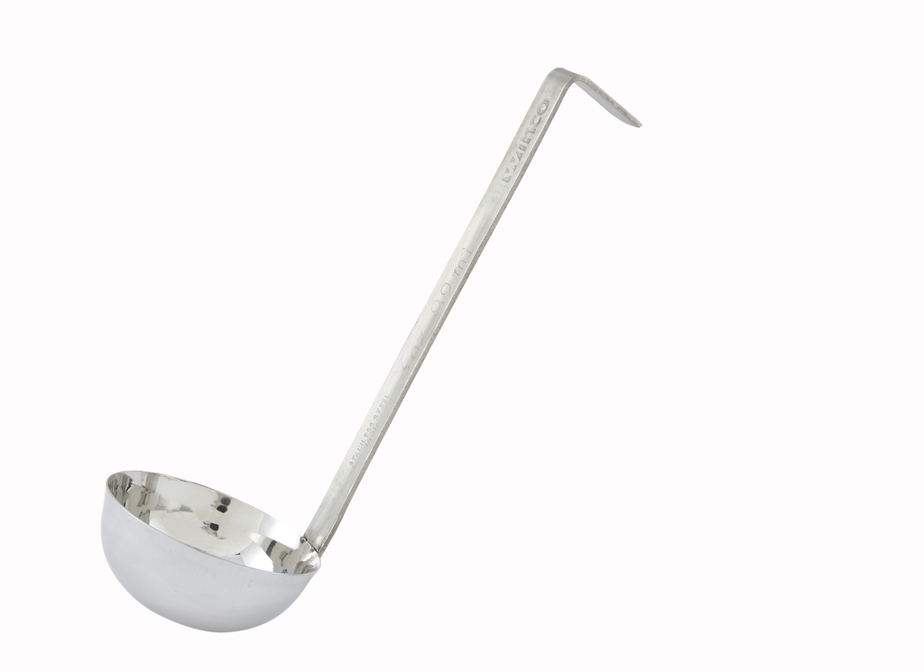 Winco Ladle, S/S, 2-Pc, Short Handle, 2 oz