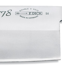 F. Dick Corp Mincing/Chinese Cleaver, 1778 Series, 6 3/4" Plumwood Handle