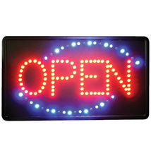 Winco Sign, "OPEN" LED, 21" x 12"