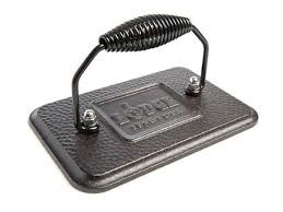 Lodge Grill Press, Cast Iron, 6-3/4" x 4-1/2" (6)