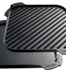 Lodge Grill/Griddle, Cast Iron, 15.19” x 10.69” Reversible