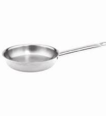 Thunder Group 14" Fry Pan, 18/8 stainless steel, induction-ready