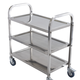 Winco Trolley, S/S, 3 Tier, 16" x 30" x 33" High