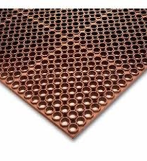 Apex Rubber Mat, Challenger, 3’ x 5' x 3/4", Red