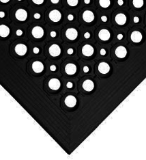 Apex Rubber Mat, Competitor, 3’ x 5' x 1/2", Black