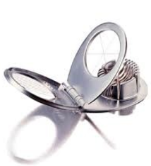 Focus Foodservice *Disc* Egg Slicer, Chrome Pltd, 3-in-1