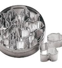 Paderno Dough Cutter, Animal Shapes, 10pcs