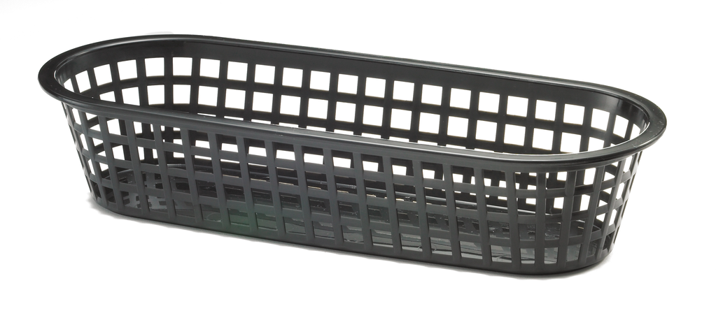 Tablecraft Plastic Basket, Oblong, 14 x 5"-1/2 x 3"