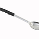 Winco Basting Spoon, S/S, Perf, Black Handle, Stop Hook, 13"