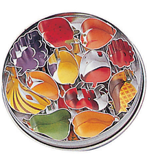 Paderno Dough Cutter, Fruit Shapes, 12pcs