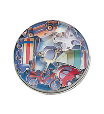 Paderno Dough Cutter, Vehicle Shapes , Tin Plate, 7pcs
