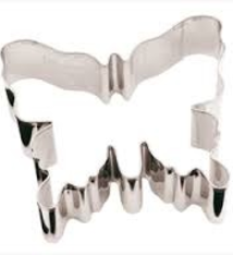 Paderno Cookie Cutter, Butterfly, 2-3/4" x 3-1/8"