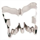 Paderno Cookie Cutter, Butterfly, 2-3/4" x 3-1/8"