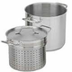 Thunder Group Pasta Cooker Set, S/S, 12 Qt