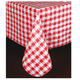 Winco Table Cloth, Sqaure, Red, 52" x 52"