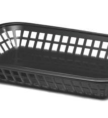 Tablecraft Basket, Plastic Rectangular 10-3/4" x 7-3/4" x 1-1/2" (6/pack)