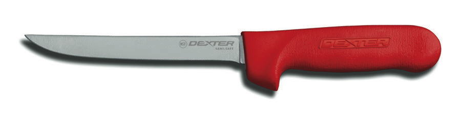 Dexter Boning Knife, 6" Red Handle