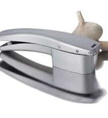 Focus Foodservice Garlic Press/Slicer, Cast Alum,1/16"