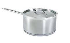 Thunder Group Sauce Pan w/Lid, S/S, Induction-Ready, 2 QT