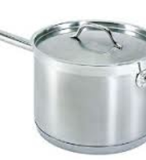Thunder Group Sauce Pan w/Lid, S/S, Induction-Ready, 10 QT