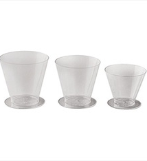 Paderno Disposable Glasses, 5.1 oz, 100/pack