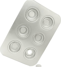 Norpro Puffy Muffin Top Pan, 6 Cavities - Chef City Restaurant Supply