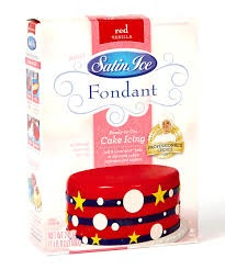 Ateco Fondant, Red/Vanilla, 1.5lb