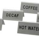 Update International Tent Sign, S/S, "Coffee"