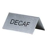 Update International Tent Sign, S/S, "Decaf"