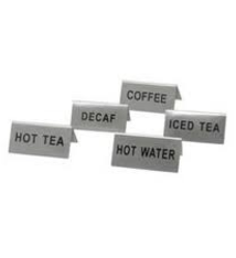 Update International Tent Sign, S/S, "Hot Tea"