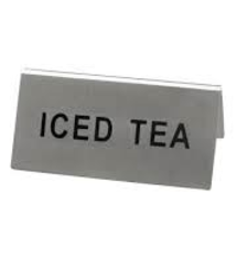 Update International Tent Sign, S/S, "Ice Tea"