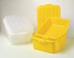 Vollrath Food Storage Set, 3 Pieces, Yellow