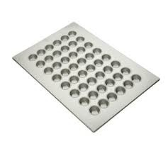 Focus Foodservice Muffin Pan, Mini, Alum Steel, 17-7/8" x 25-7/8"