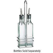 Tablecraft Oil & Vinegar Bottle, Rack