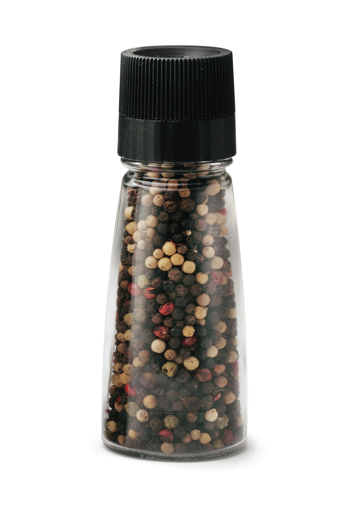 Tablecraft Pepper Shaker with Grinder Top, 3 oz.